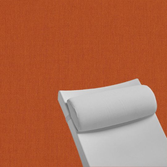 Contoured Outdoor Head Rest Pillow in Canvas Rust Sunbrella® Fabric