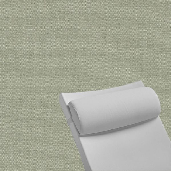 Contoured Outdoor Head Rest Pillow in Canvas Seasalt Sunbrella® Fabric
