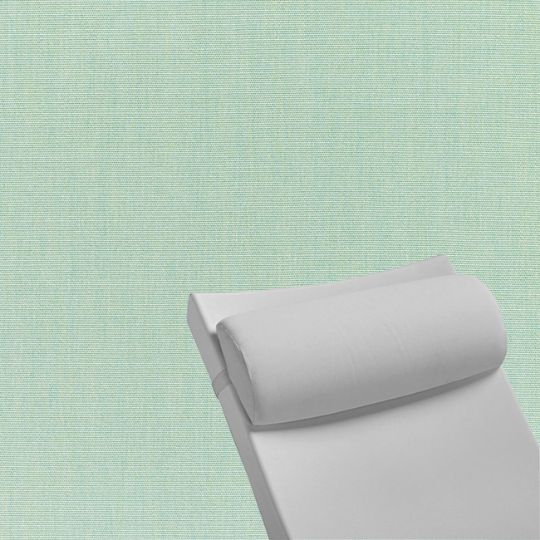 Contoured Outdoor Head Rest Pillow in Canvas Spa  Sunbrella® Fabric