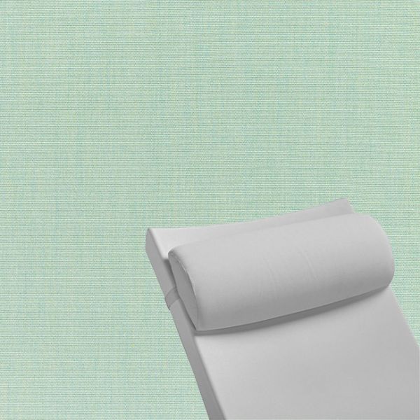 Contoured Outdoor Head Rest Pillow in Canvas Spa  Sunbrella® Fabric