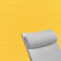 Contoured Outdoor Head Rest Pillow in Canvas Sunflower Yellow Sunbrella® Fabric
