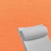 Contoured Outdoor Head Rest Pillow in Canvas Tangerine Sunbrella® Fabric