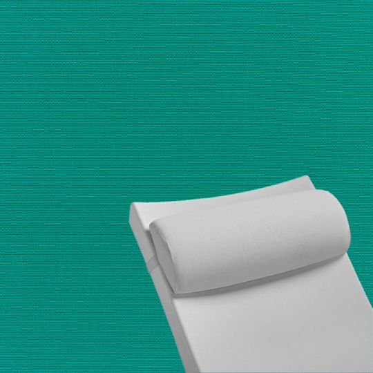 Contoured Outdoor Head Rest Pillow in Canvas Teal Sunbrella® Fabric
