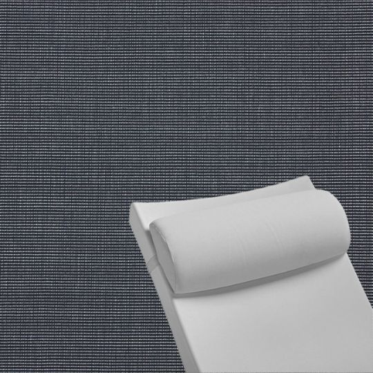 Contoured Outdoor Head Rest Pillow in Canvas Twilight Sunbrella® Fabric