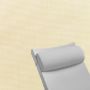 Contoured Outdoor Head Rest Pillow in Canvas Vellum Sunbrella® Fabric