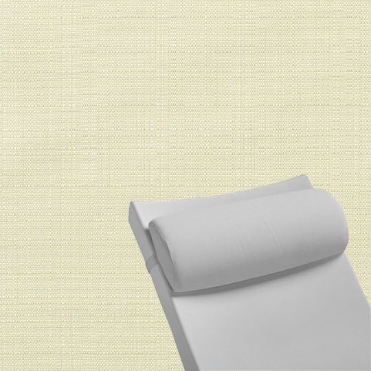 Contoured Outdoor Head Rest Pillow in Linen Canvas Sunbrella® Fabric