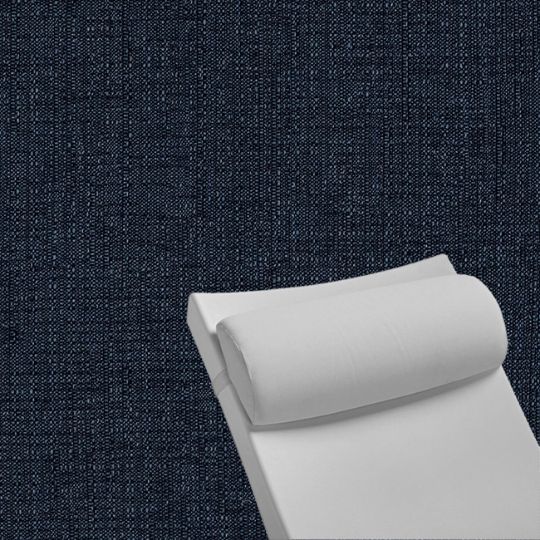 Contoured Outdoor Head Rest Pillow in Marvel Indigo Sunbrella® Fabric