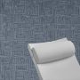 Contoured Outdoor Head Rest Pillow in Cycle Denim Sunbrella® Fabric