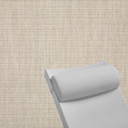 Contoured Outdoor Head Rest Pillow in Echo Ash Sunbrella® Fabric