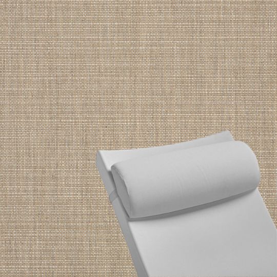 Contoured Outdoor Head Rest Pillow in Echo Dune Sunbrella® Fabric