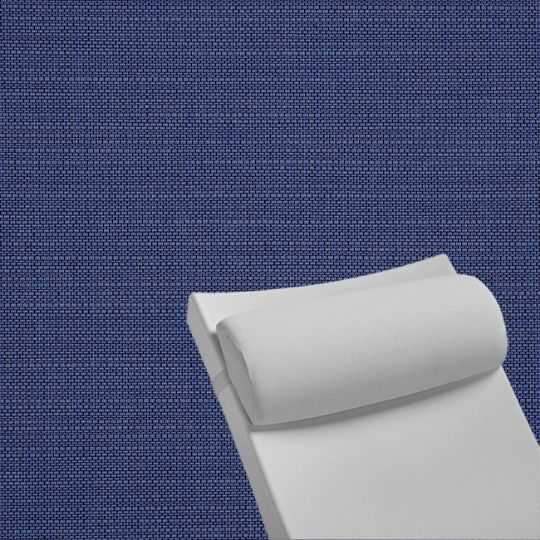 Contoured Outdoor Head Rest Pillow in Echo Midnight Sunbrella® Fabric