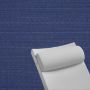 Contoured Outdoor Head Rest Pillow in Echo Midnight Sunbrella® Fabric