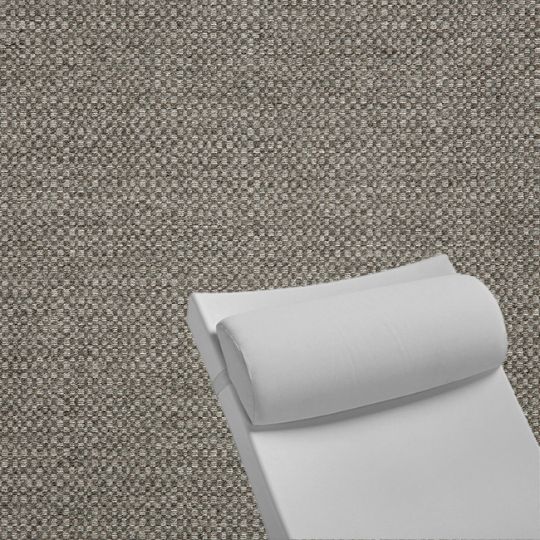 Contoured Outdoor Head Rest Pillow in Action Stone Sunbrella® Fabric