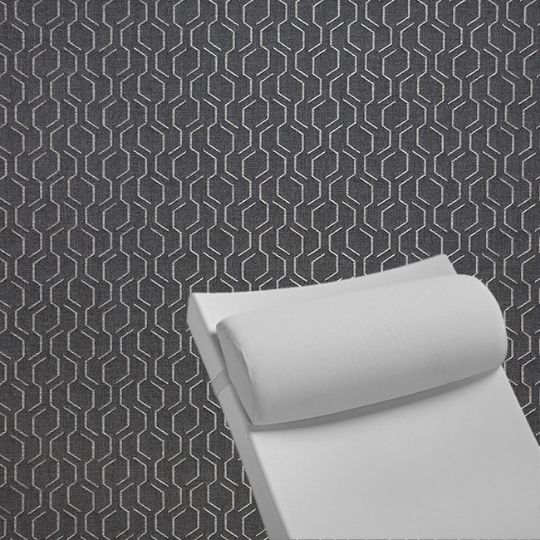 Contoured Outdoor Head Rest Pillow in Adaption Stone Sunbrella® Fabric