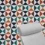 Contoured Outdoor Head Rest Pillow in Array Caribbean Sunbrella® Fabric