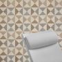 Contoured Outdoor Head Rest Pillow in Array Dune Sunbrella® Fabric