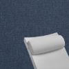 Contoured Outdoor Head Rest Pillow in Blend Indigo Sunbrella® Fabric
