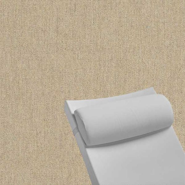 Contoured Outdoor Head Rest Pillow in Heritage Ashe  Sunbrella® Fabric