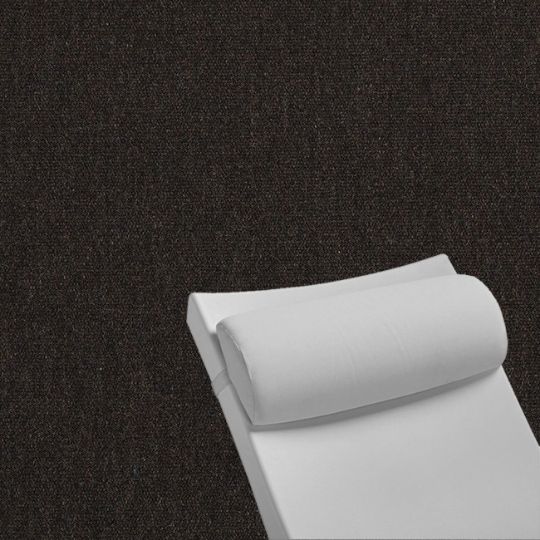 Contoured Outdoor Head Rest Pillow in Heritage Char Sunbrella® Fabric
