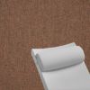 Contoured Outdoor Head Rest Pillow in Heritage Saddle Sunbrella® Fabric