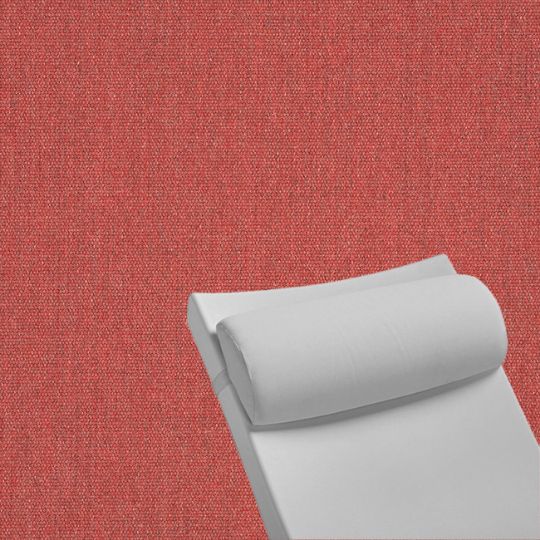 Contoured Outdoor Head Rest Pillow in Heritage Scarlet Sunbrella® Fabric
