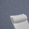 Contoured Outdoor Head Rest Pillow in Heritage Sky Sunbrella® Fabric