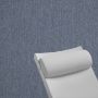 Contoured Outdoor Head Rest Pillow in Heritage Sky Sunbrella® Fabric