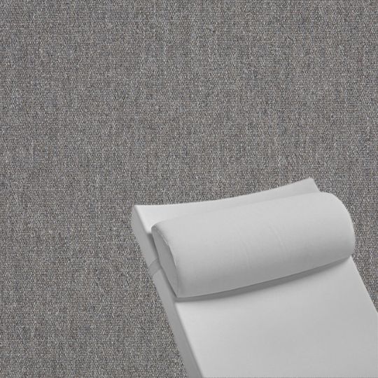 Contoured Outdoor Head Rest Pillow in Heritage Slate Sunbrella® Fabric