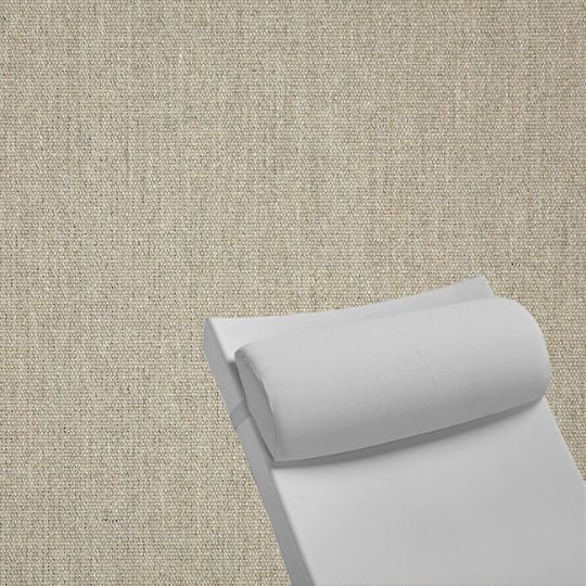 Contoured Outdoor Head Rest Pillow in Heritage Smoke Sunbrella® Fabric