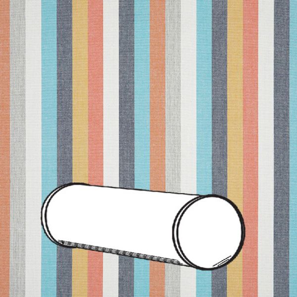 Sunbrella® Outdoor Bolster Pillow | Custom Cylindrical Patio Pillow