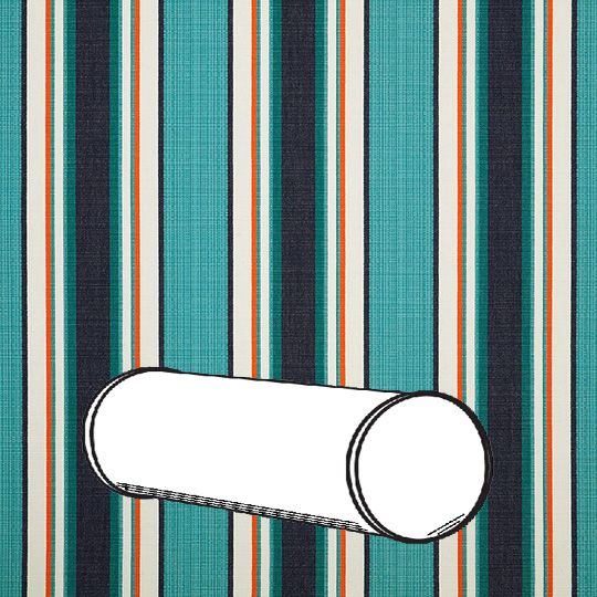 Sunbrella® Outdoor Bolster Pillow | Custom Cylindrical Patio Pillow