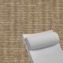 Contoured Outdoor Head Rest Pillow in Mainstreet Latte Sunbrella® Fabric