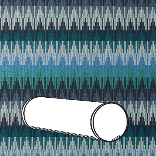 Sunbrella® Outdoor Bolster Pillow | Custom Cylindrical Patio Pillow