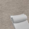 Contoured Outdoor Head Rest Pillow in Momento Dove Sunbrella® Fabric