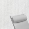 Contoured Outdoor Head Rest Pillow in Momento Snow Sunbrella® Fabric