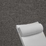 Contoured Outdoor Head Rest Pillow in Nurture Charcoal Sunbrella® Fabric
