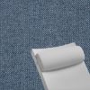 Contoured Outdoor Head Rest Pillow in Nurture Indigo Sunbrella® Fabric