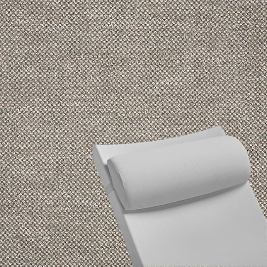 Contoured Outdoor Head Rest Pillow in Nurture Shale Sunbrella® Fabric