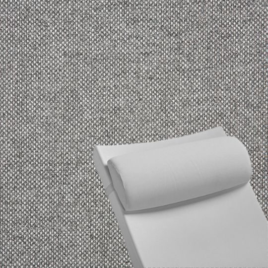 Contoured Outdoor Head Rest Pillow in Nurture Smoke Sunbrella® Fabric