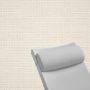Contoured Outdoor Head Rest Pillow in Nurture White Sunbrella® Fabric
