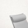 Contoured Outdoor Head Rest Pillow in Platform Salt Sunbrella® Fabric