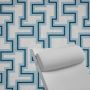 Contoured Outdoor Head Rest Pillow in Resonate Atlantis Sunbrella® Fabric