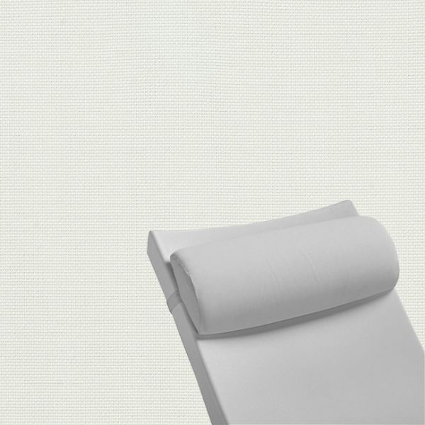 Contoured Outdoor Head Rest Pillow in Sailcloth Salt Sunbrella® Fabric