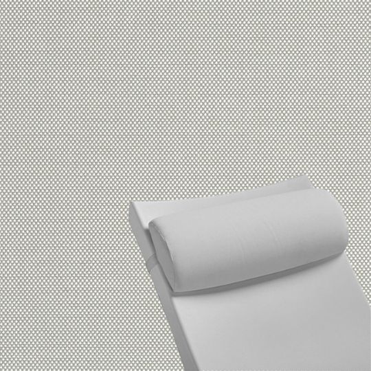 Contoured Outdoor Head Rest Pillow in Sailcloth Seagull Sunbrella® Fabric