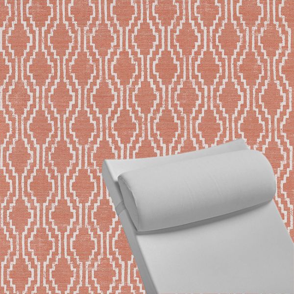 Contoured Outdoor Head Rest Pillow in Solve Clay Sunbrella® Fabric