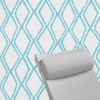 Contoured Outdoor Head Rest Pillow in Voyage Breeze Sunbrella® Fabric