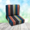 Deep Seating Patio Chair Cushions | Center Seam Style | Sunbrella