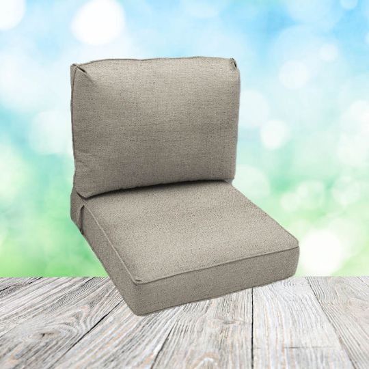 Sunbrella Fabric for Custom Outdoor Patio Furniture Replacement Cushions made by Cascadia Outdoor Cushions