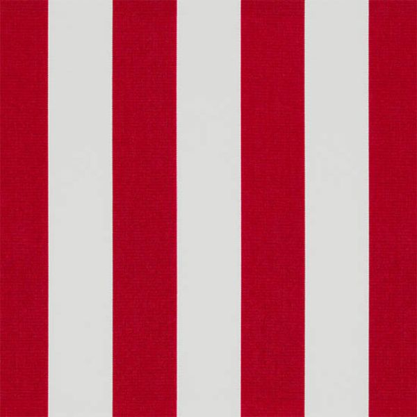 Tempotest® Fabric Sample – Ocean Drive Candy Cane| 6" x 6" Outdoor Cushion Fabric Swatch