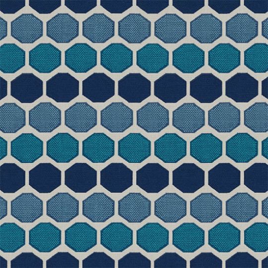 Tempotest® Fabric Sample – Murano Blues  | 6" x 6" Outdoor Cushion Fabric Swatch